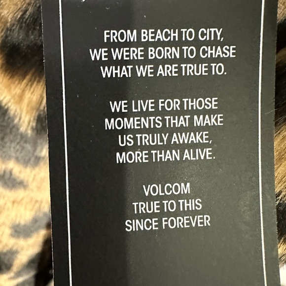 VOLCOM / Faux Fur Leopard Print Coat / Large 🐆 - Picture 11 of 13